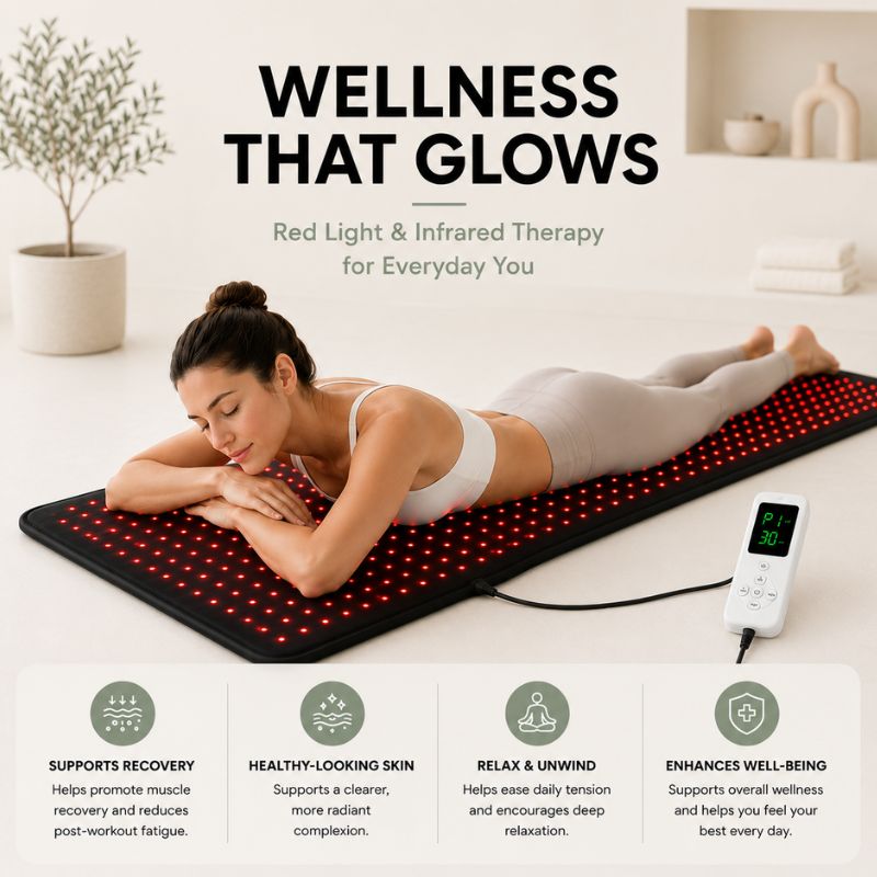 Full Body Red Light and Infrared Therapy Pad - Large