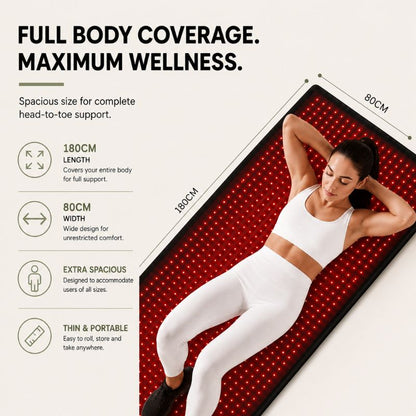 Full Body Red Light and Infrared Therapy Pad - Large