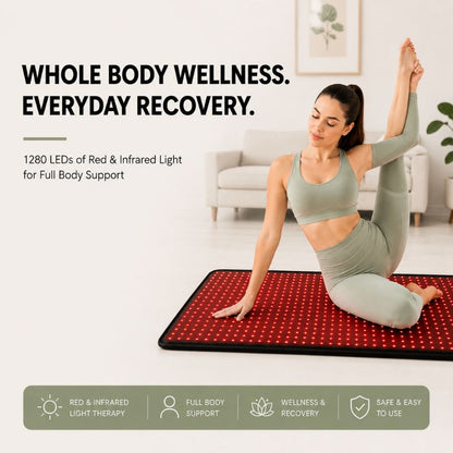Full Body Red Light and Infrared Therapy Pad - Large