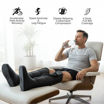 4-Chamber Wireless Compression Recovery Boots